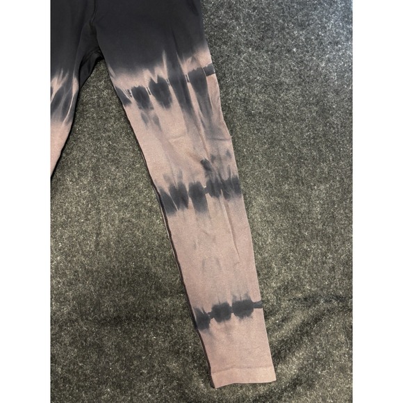 Offline by Aerie Small Hi Rise Leggings Women's Black Gray Tie Dye Size M 0585 - Picture 2 of 11